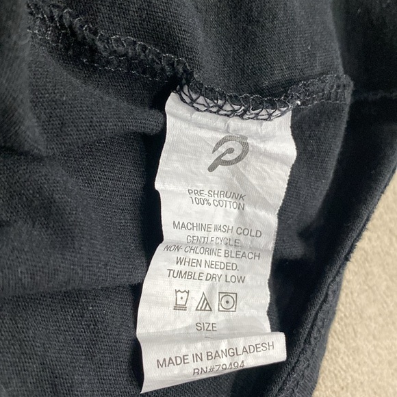 Peloton 100 Century Men’s Black Short Sleeves 100% Cotton T-Shirt Logos Size S ! - Picture 6 of 8